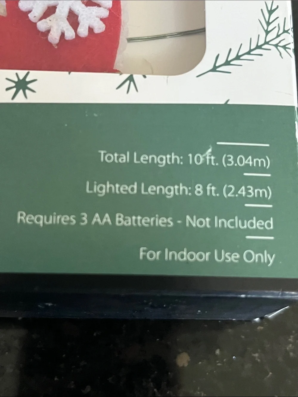 Smart Living Red and Green Holiday Icon String Lights